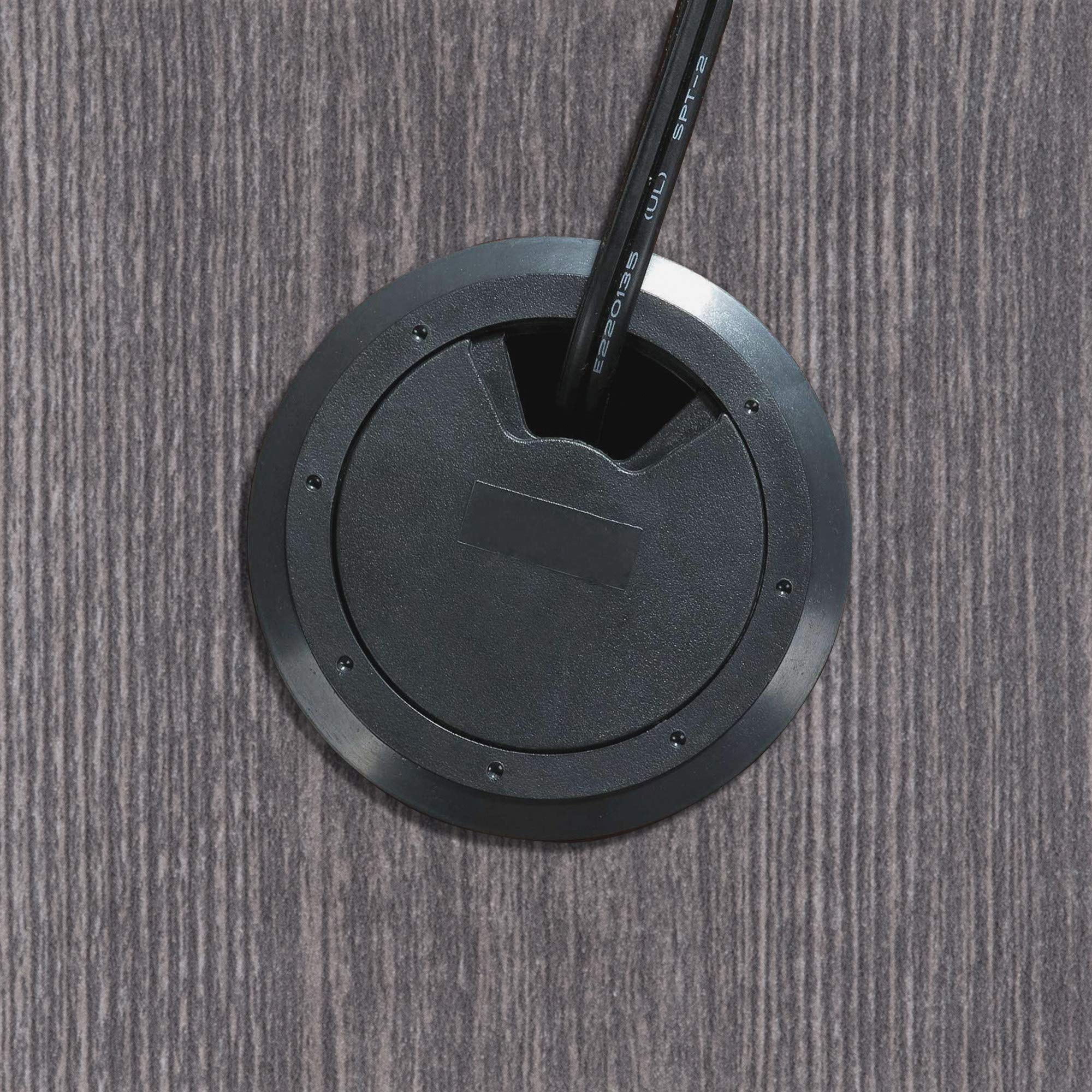 Lorell LLR69558 Weathered Charcoal Laminate Desking Pedestal