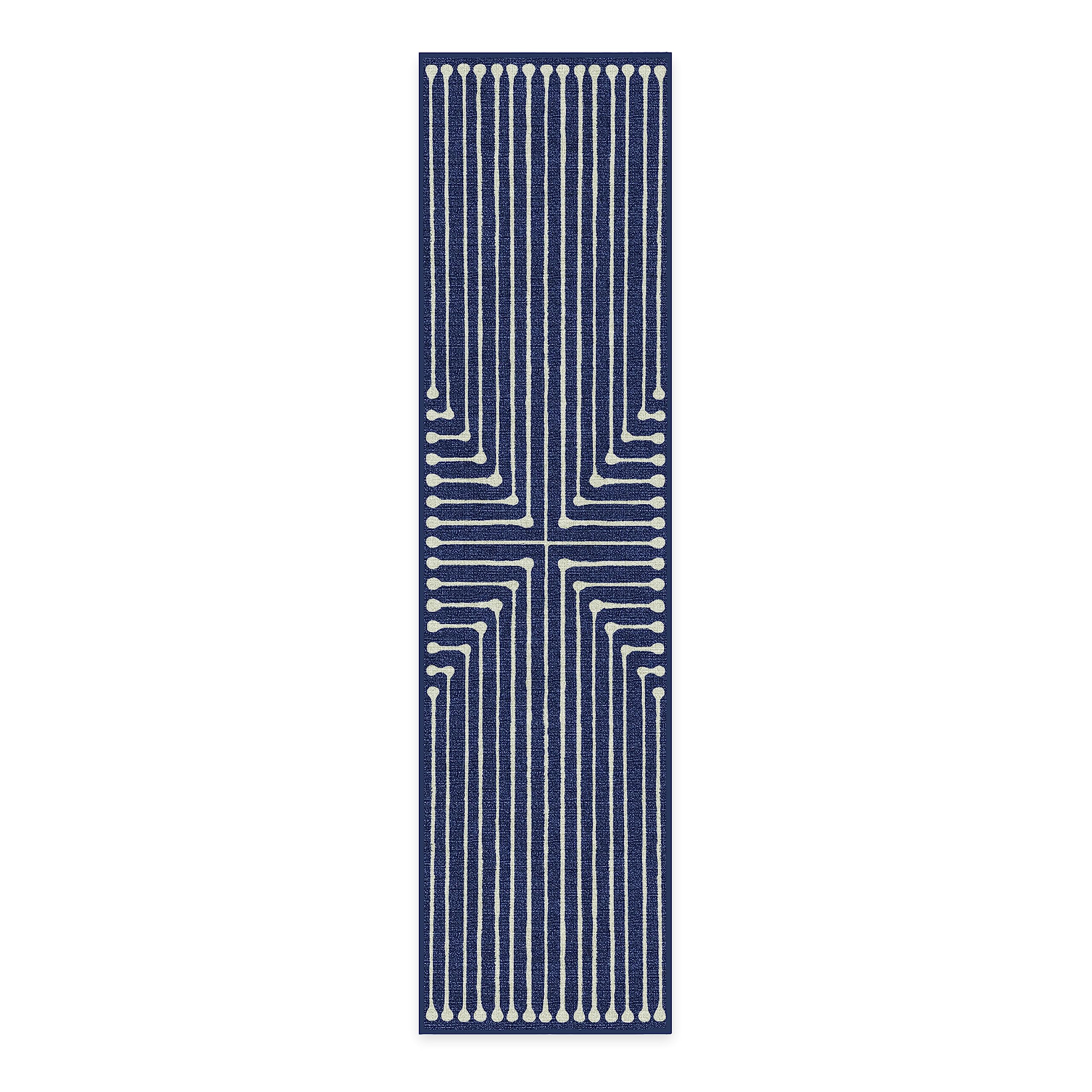 Ruggable X Jonathan Adler Washable Runner Rug - Runners For Hallways, Bedrooms, Entryway, Living Rooms & Kitchens- Stain & Water