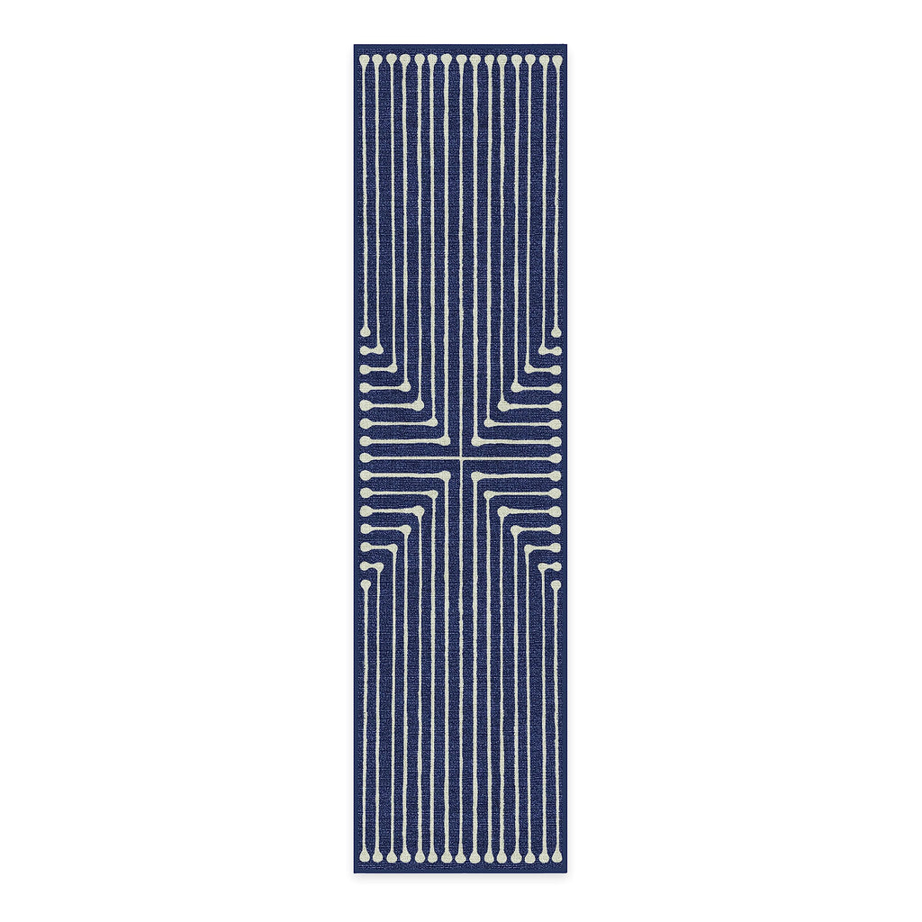 Ruggable X Jonathan Adler Washable Runner Rug - Runners For Hallways, Bedrooms, Entryway, Living Rooms & Kitchens- Stain & Water