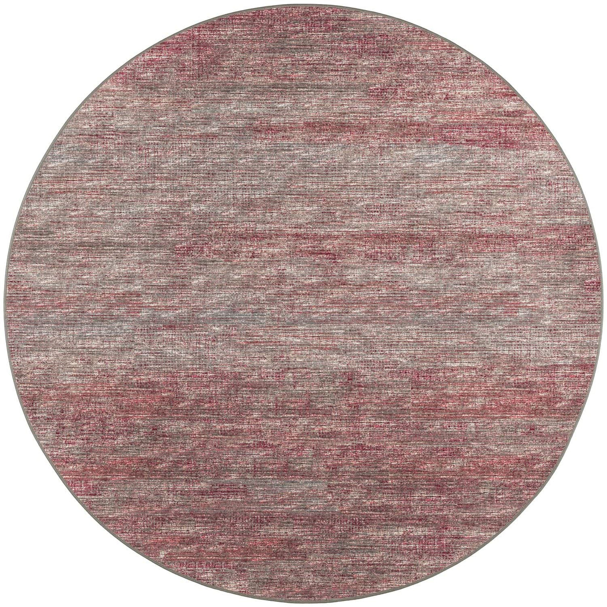 Ciara Cr1 Red Transitional Rug Round 4' X 4'