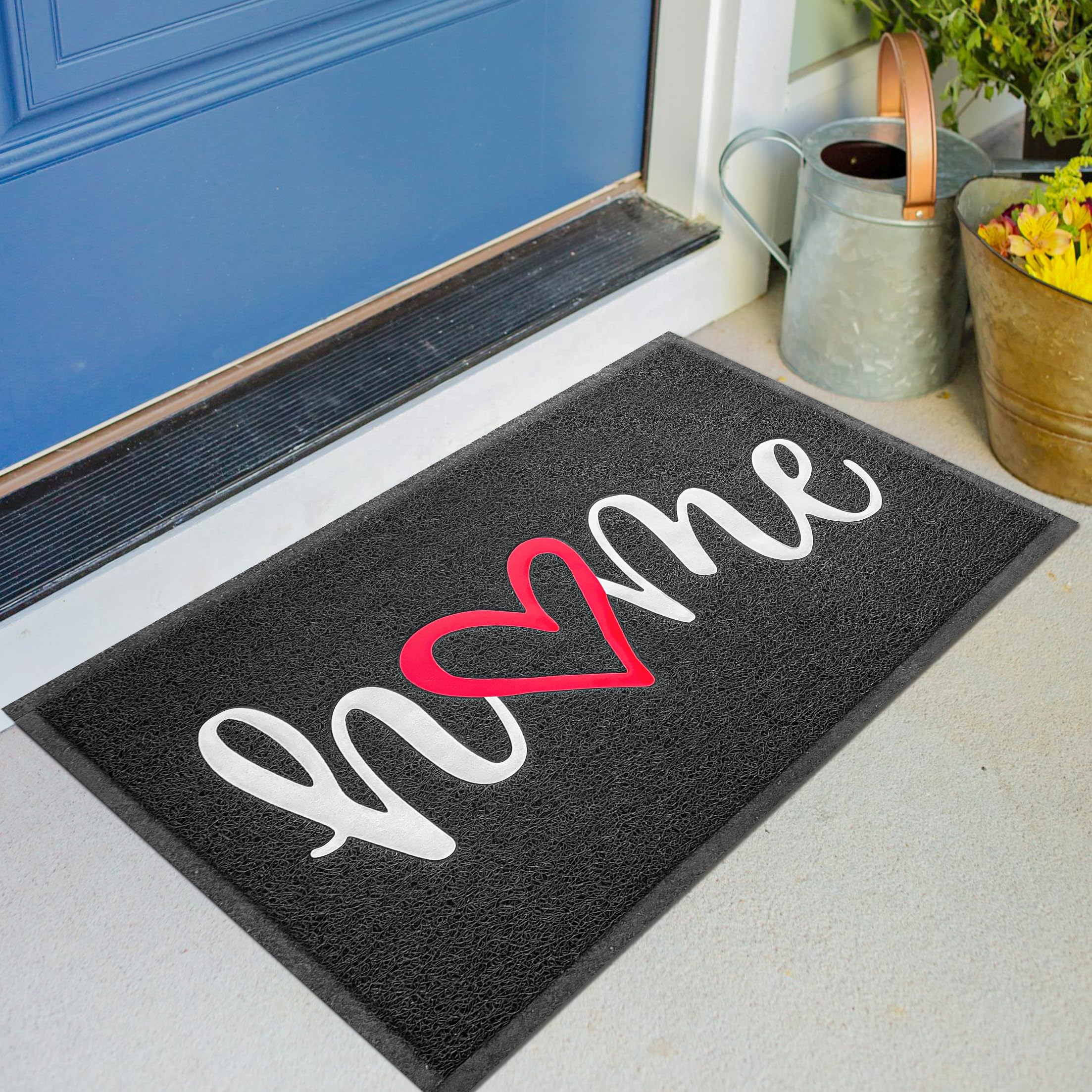 Kilococo Door Mat Outdoor Doormat Welcome Mat, Funny Home Mat Non-Slip Front Door Mat For Entrance, Easy Clean Indoor Door Mat F