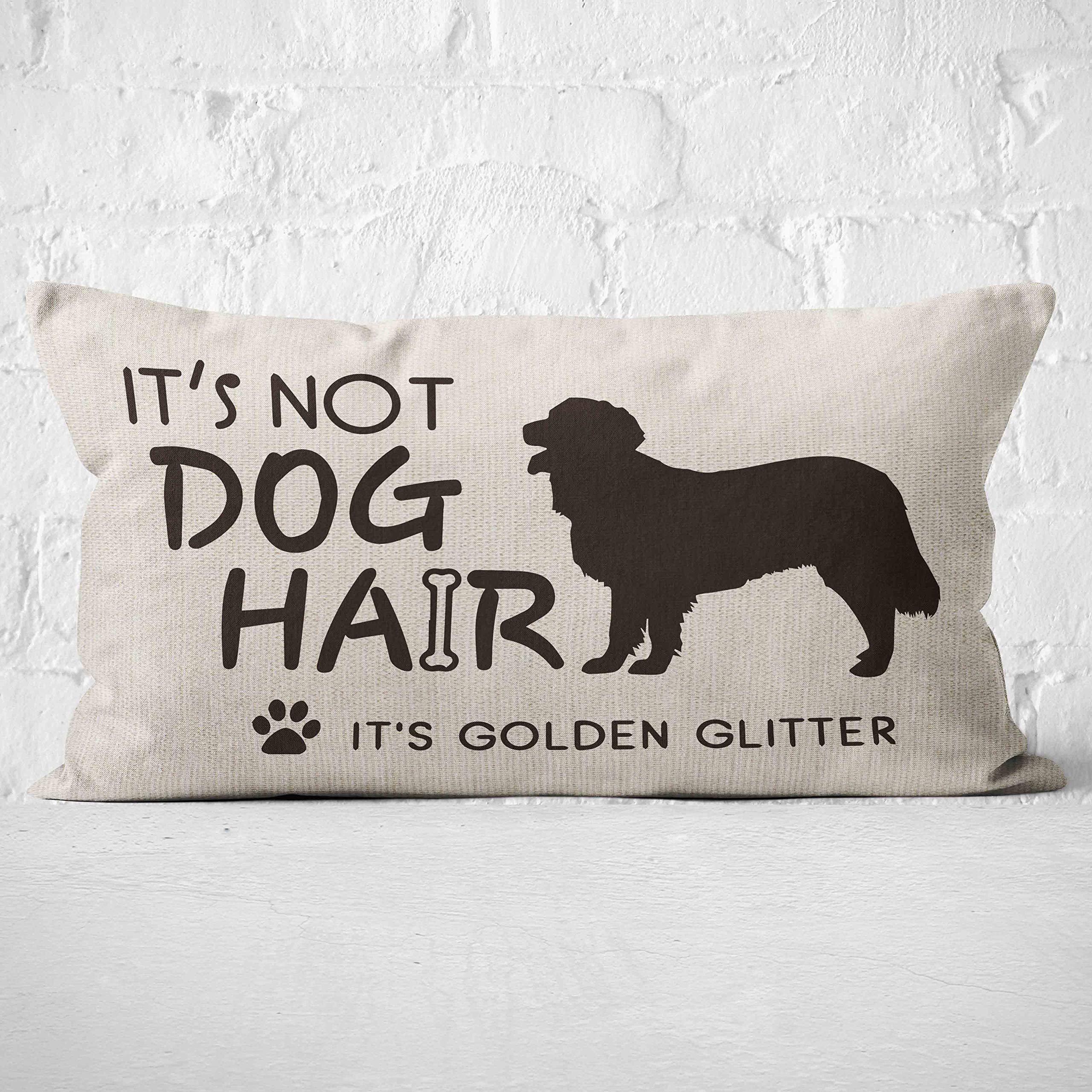 Mancheng-Zi Golden Retriever Gifts, Reserved For The Dog Pillow,Golden Retriever Decor,12X20 Pillow Cover,Golden Retriever Gifts