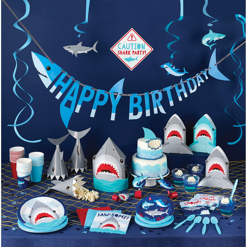 Shark Party Jaw-Some Napkins, 16 Ct