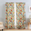 Greenland Home Astoria Semisheer Curtain Panels, Set Of 2, Lined, With Tiebacks, 63 L X 42 W (X2), White