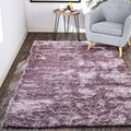 HomeRoots 511006 8 x 10 ft. Blue & Green Shag Hand Tufted Handmade Rectangle Area Rug