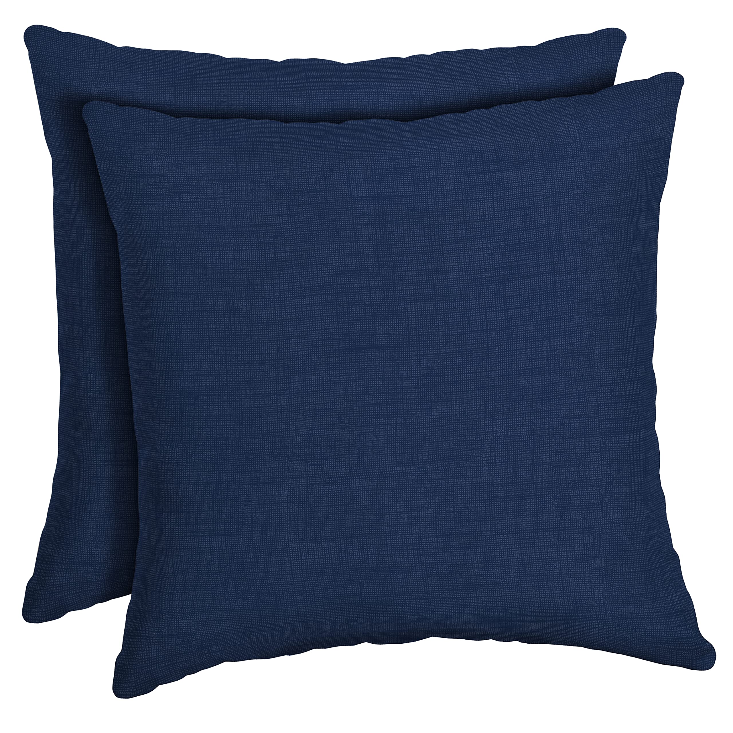 Arden Selections Outdoor Toss Pillow, Set Of 2, 16 X 16, Rain-Proof, Fade Resistant 16 X 16, Sapphire Blue Leala