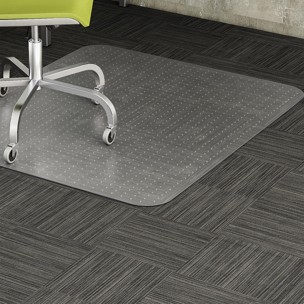 Lorell, LLR69160, Low Pile Rectangular Chairmat, 1 Each, Clear