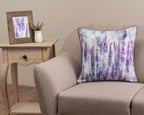 Maison D' Hermine Decorative Pillow Cover 100% Cotton, Toile Washable Cushion Cover With Invisible Zipper For Living Room, Sofa, Rose Lavender Sage - Lavender Morning - Spring/Summer (18'X18')