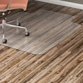 Llr82826 - Lorell Nonstudded Design Hardwood Surface Chairmat