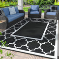 Genimo 5 ' X 8 ' Outdoor Rug Waterproof For Patio Decor, Foldable Reversible Plastic Straw Area Rugs Mat For Camper, Outside Car