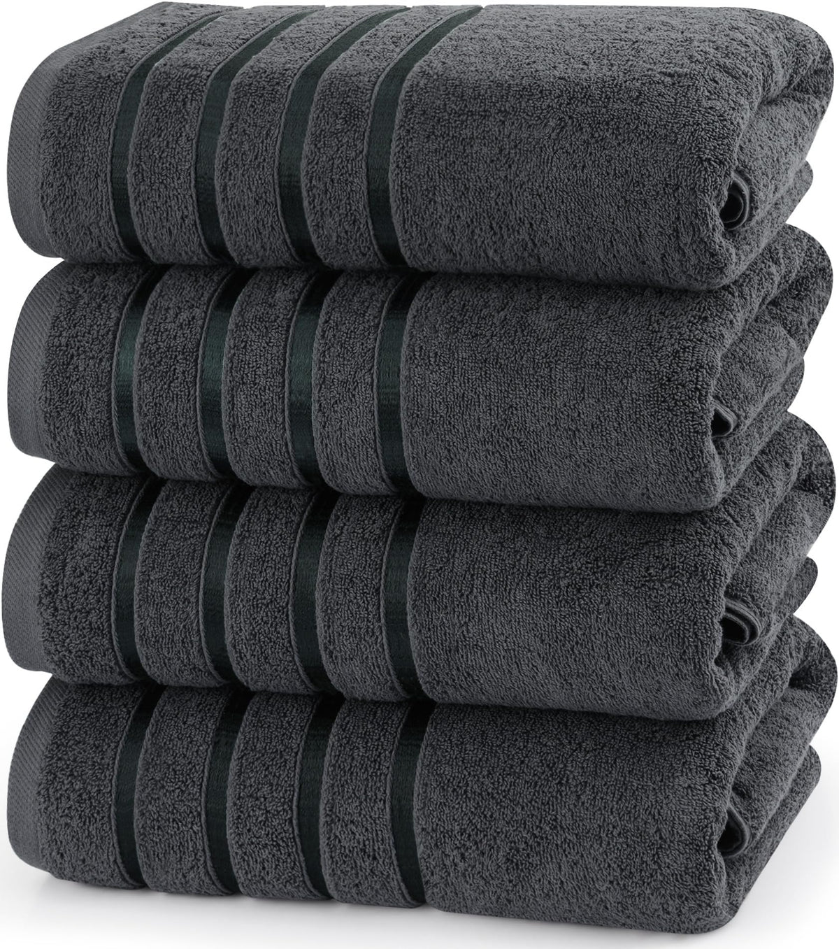 Utopia Towels 4 Pack Premium Viscose Oversized Bath Towels Set, Ring Spun Cotton (27 x 54 Inches) Highly Absorbent, Quick Drying