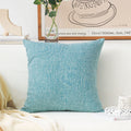 Home Brilliant Couch Pillow Covers 18x18 Lined Linen Burlap Square Throw Pillows Cover Decorative Pillow Cases for Sofa Bed, 18 