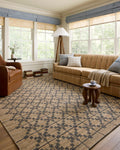 Loloi Chris Loves Julia x Judy Natural/Graphite 5-0 x 7-6 Area Rug