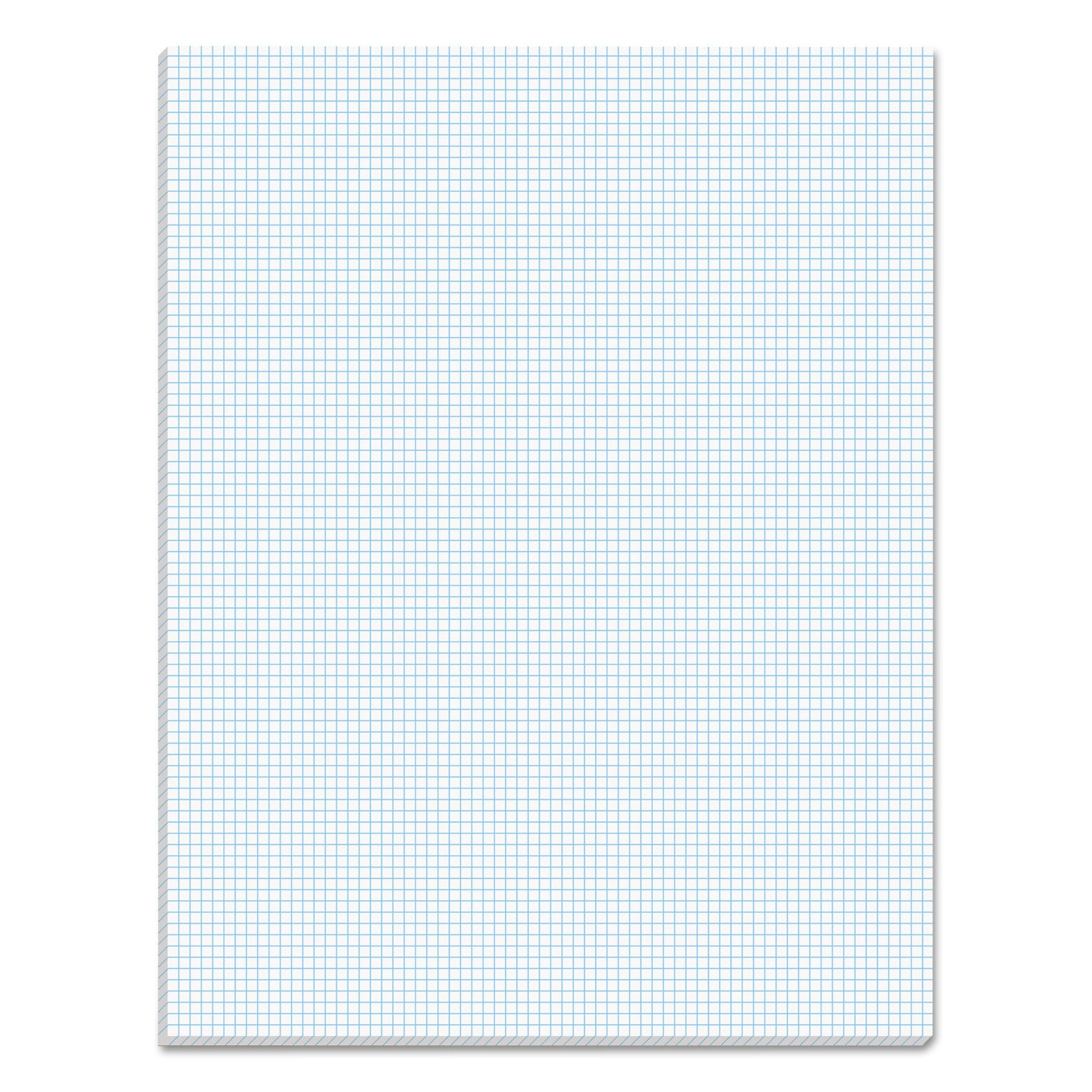 Tops Quadrille Pad, Gum-Top, 8-1/2 X 11 Inches, Quad Rule , White Paper, 50 Sheets Per Pad (33081)