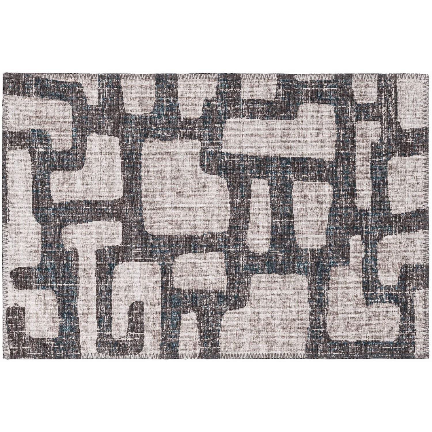 Sedona Sn4 Grey Contemporary Rug Rectangle 8' X 10'