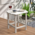 Torva Patio Adirondack Side Table, Outdoor End Tables All-Weather Resistant Hdpe Humidity-Proof Long Time Use For Deck, Lawn,Gar