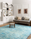 Loloi II Loren Aqua 3-6 x 5-6 Accent Rug