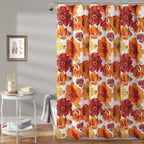 Lush Decor Leah Shower Curtain, 72' X 72', Red