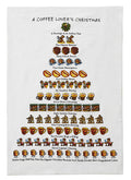 Mistletoe & Co. A Coffee Lovers Christmas 100% Cotton Kitchen Tea Towel, 18 x 26