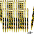 Yexiya 24 Pieces Sunflower Pens Ballpoint Pens Click Ball Pens Reusable Retractable Journaling Pens Sunflower Party Favors Black