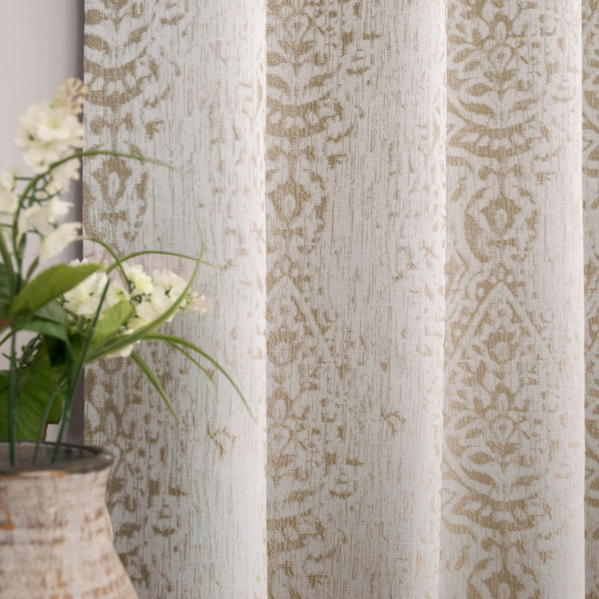 Extra Long 108 Inch Length Patterned Window Curtains For Living Room Elegantes Modernas Custom Made Hotel Curtains For Family Be