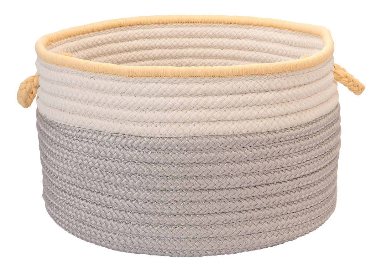 In The Band Storage Bins, 14 By 10-Inch, Shadow/Yellow