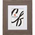 Craig Frames American Barn, 30x36 Picture Frame Matted for a 24x30 Photo, Farmhouse Grey