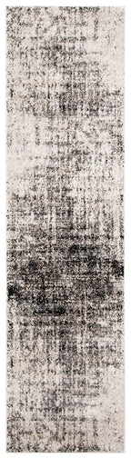 Safavieh Adirondack Collection Runner Rug - 2'6'' X 6', Silver & Black, Modern Abstract Design, Non-Shedding & Easy Care, Ideal