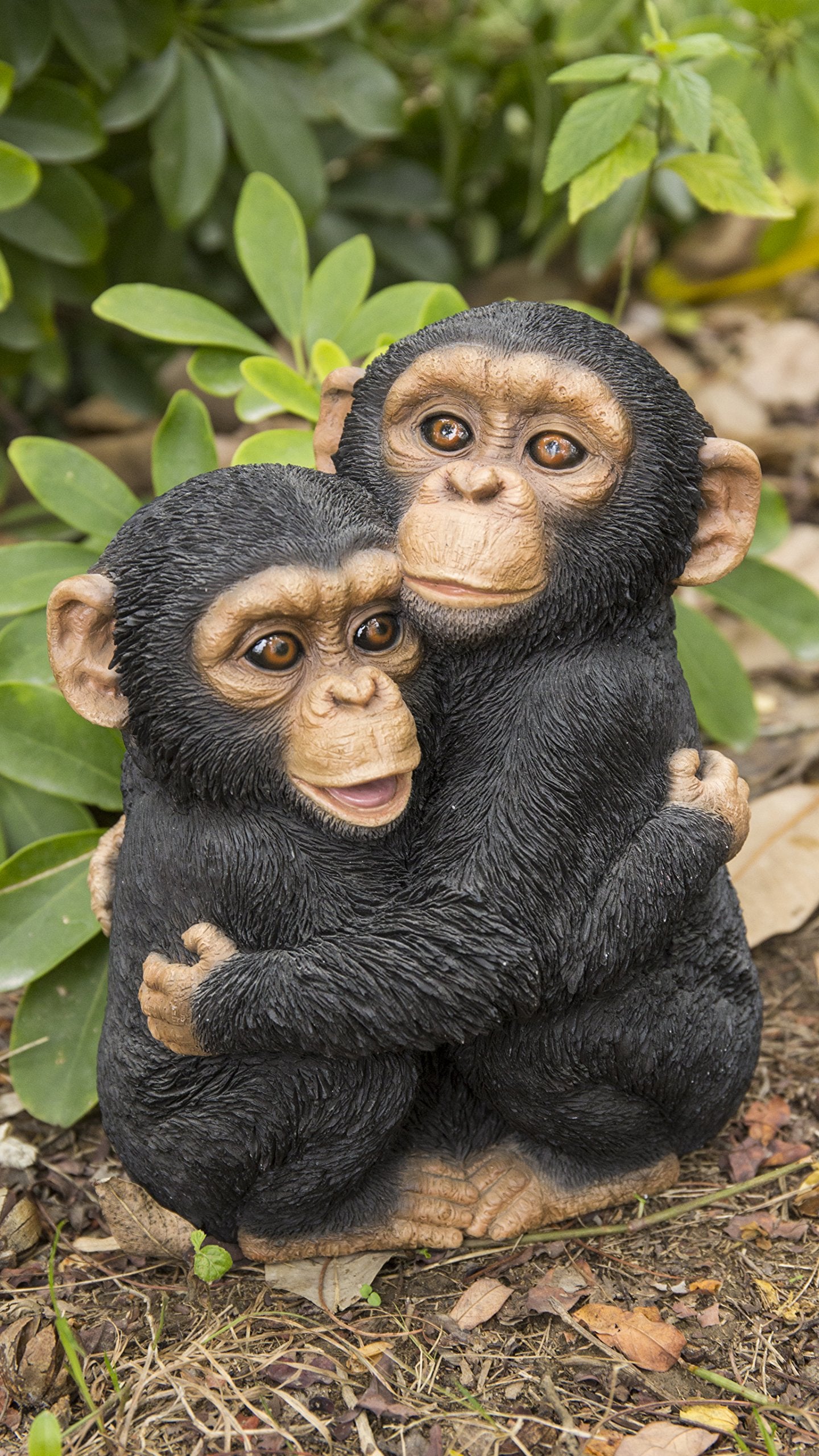 Hi- Line Gift 87805-B Chimpanzees Hugging Statue