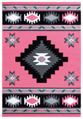 United Weavers Of America Bristol Caliente Pink Area Rug, 710 Inch  X 106 Inch