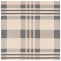 SAFAVIEH Courtyard Collection 67 Square Grey/Bone CY6201 Plaid Indoor/ Outside Waterproof Easy cleansingPatio Backyard Mudroom 