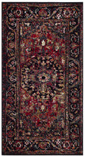SAFAVIEH Vintage Hamadan Collection Accent Rug - 23 x 4, Red & Multi, Oriental Persian Design, Non-Shedding & Easy Care, Ideal