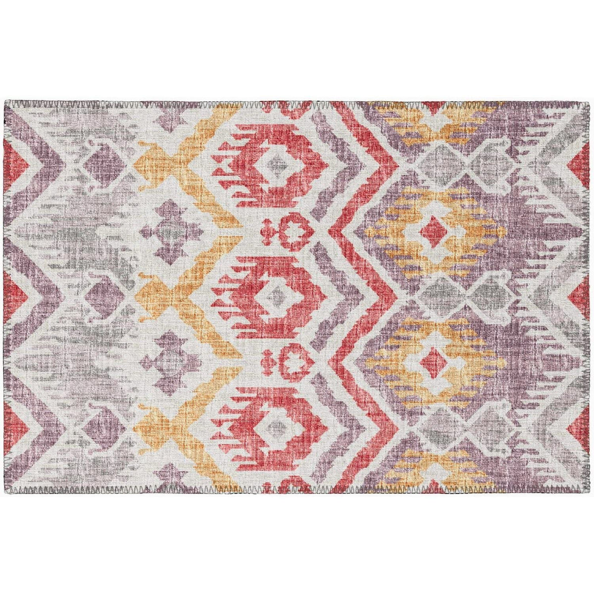 Sedona Sn2 Purple Bohemian Rug Rectangle 10' X 14'