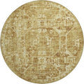 Aberdeen Ab2 Gold 8' X 8' Round Rug
