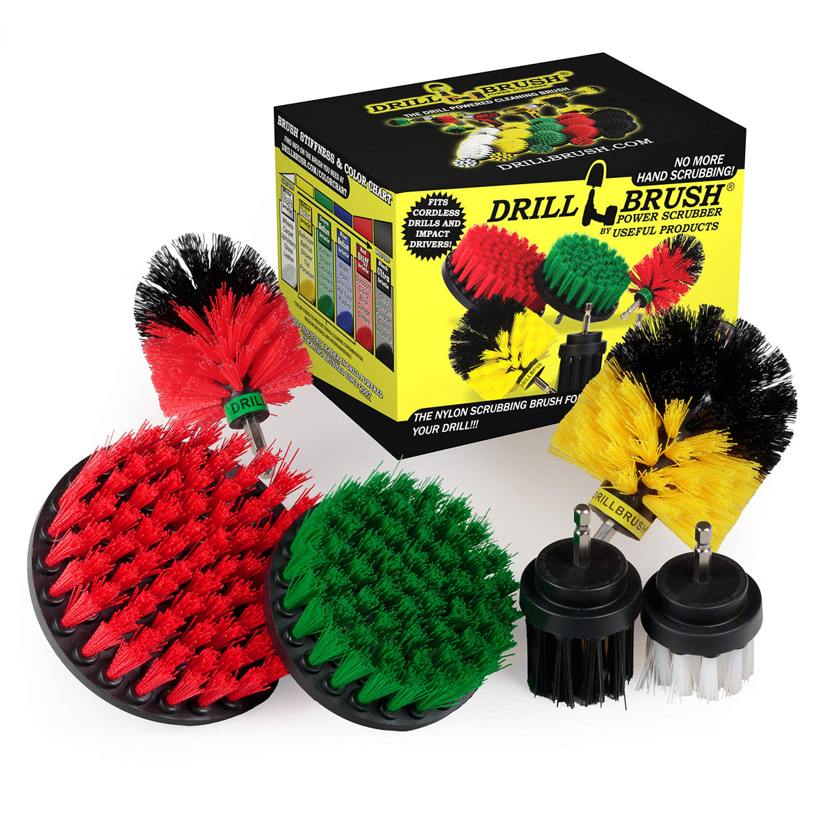 The Ultimate - Drill Brush - Cleaning Supplies - Kit - Bathroom Accessories - Shower Cleaner - Bath Mat - Kitchen Accessories -