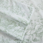 Laura Ashley - King Sheets, Cotton Percale Bedding Set, Lightweight & Breathable Home Decor (Toile Delight Green, King)