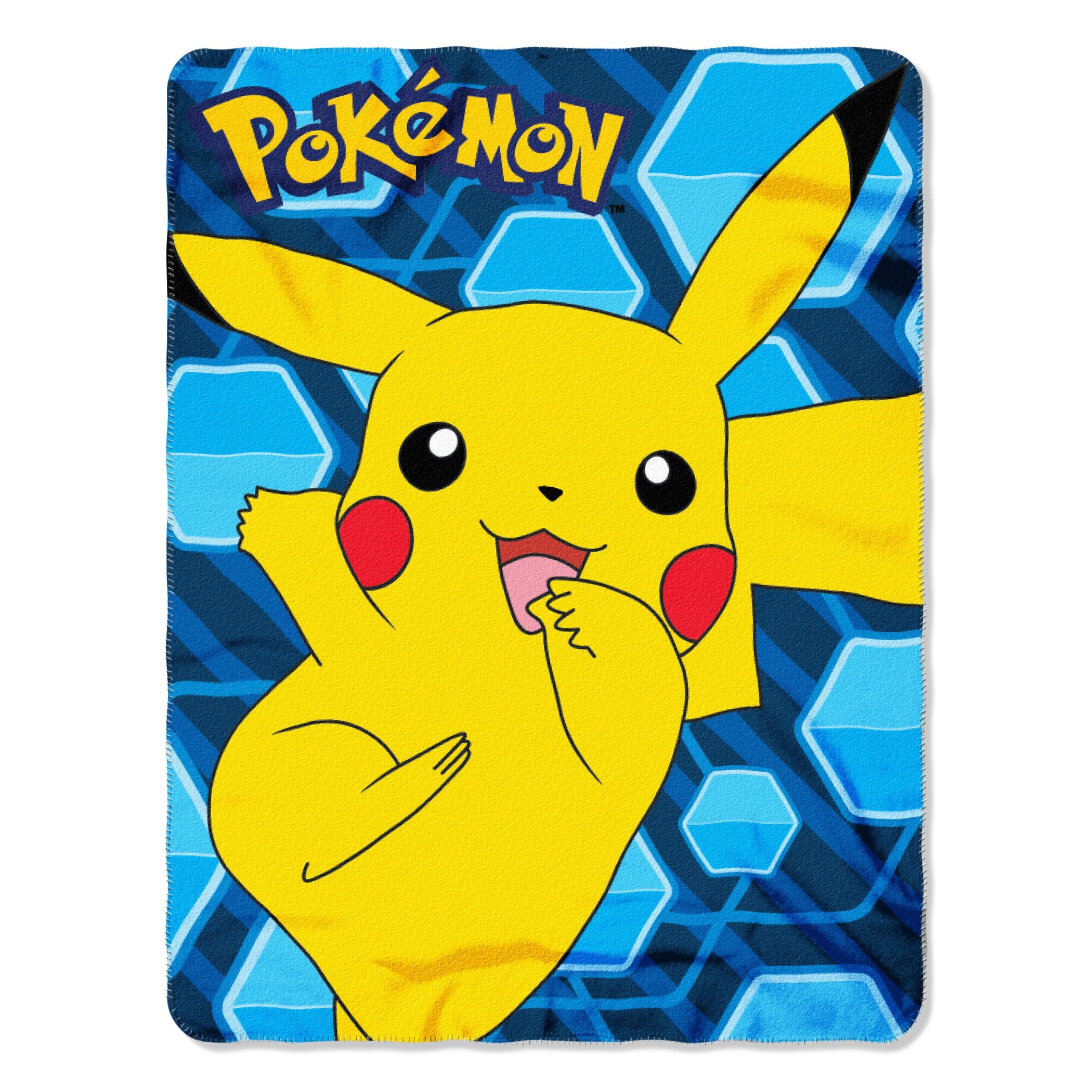 Pok  mon Pikachu Fleece Throw Blanket, 45 x 60-inches