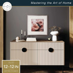 Mcs Master & Co. Foundry Metal Gallery Wall Frame, Dark Silver, 12 X 12 In Matted To 8 X 8 In
