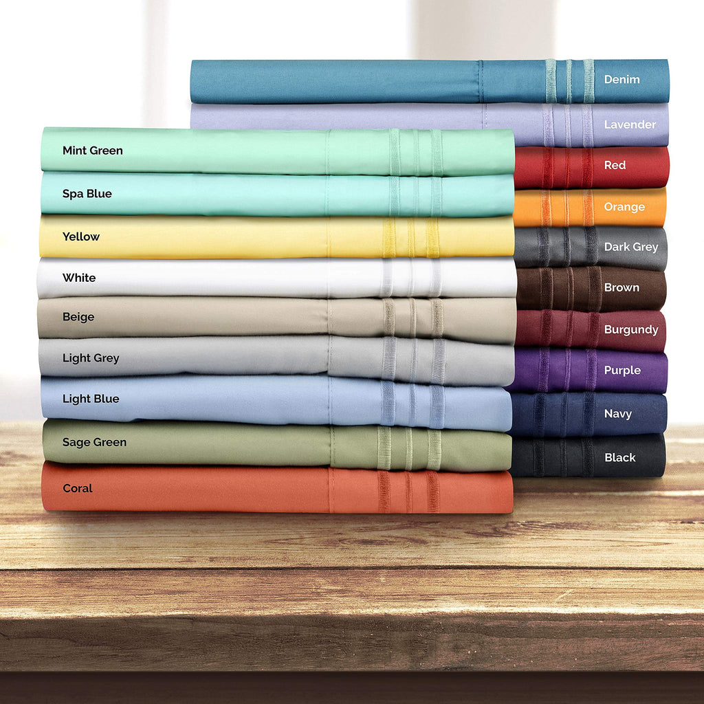 King Size Pillow Cases Set Of 4 - Soft, Premium Quality Pillowcase Covers - Machine Washable Protectors - 20X40, 20X36 & 20X48 Pillows For Sleeping 4 Piece - King Size White Pillow Cover Bedding