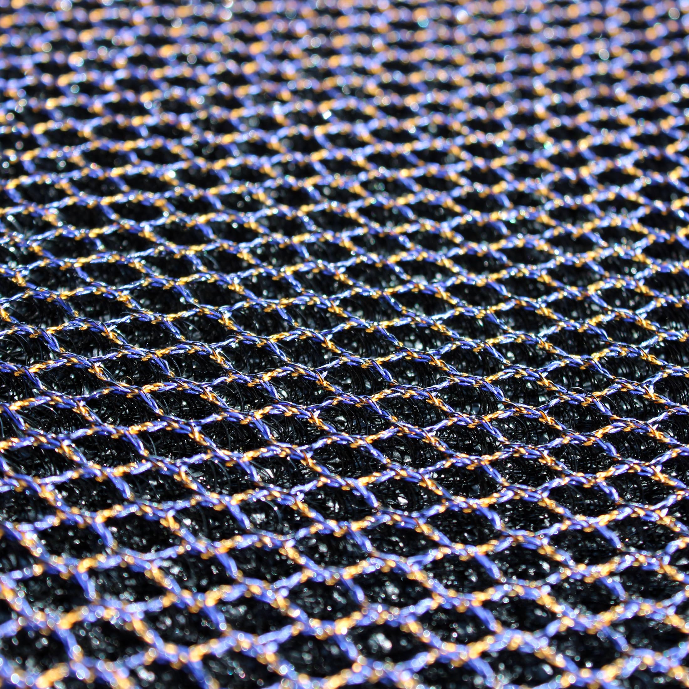 Floortex® Doortex® Meshmat Entrance Mat, Metallic Blue/Orange - 16&quot; X 24&quot;