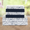 Elegant Comfort Luxury Soft Bed Sheets Paisley Pattern - 1500 Premium Hotel Quality Microfiber Softness Wrinkle And Fade Resistant (6-Piece) Bedding Set, California King, Paisley Navy Blue