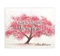 Woodland Nursery, Though She Be But Little She Is Fierce Shakespeare Wall Art, Decorative Sign Baby Room Wall D  cor, Shakespear