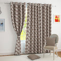 Story@Home Room Darkening Window Curtains 5 Feet Set Of 3 | Floral Printed | Thermal Insulated Curtains | Curtain For Living Roo