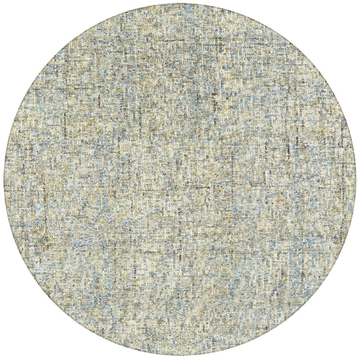 Calisa Cs5 Blue Casual Rug Round 8' X 8'