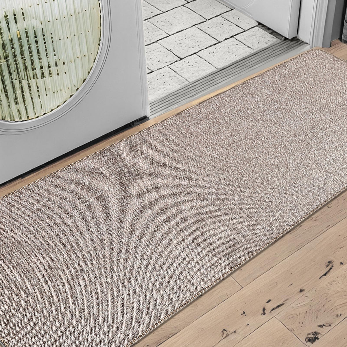 Yancorp Front Door Mat Ultra-Thin 1/10 Inch Entry Rug 24'X 59' Non-Slip Rubber Backing Indoor Doormat For For Entryways, Front