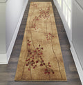 Nourison Somerset Rustic Area Rug 23 x 10, Latte, Rectangular Easy -Cleaning Non Shedding Bed Room Living Room Dining Room Kit