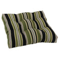 Blazing Needles Outdoor 19-inch Square Chair Cushion, 19 x 19, Eastbay Onyx 4 Count
