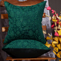 Scarlett Linens Embroidered Cushion Covers Set Of 2 | Decorative Sofa Cushion Cover | | Cushion Covers With Thread Sequins Embro