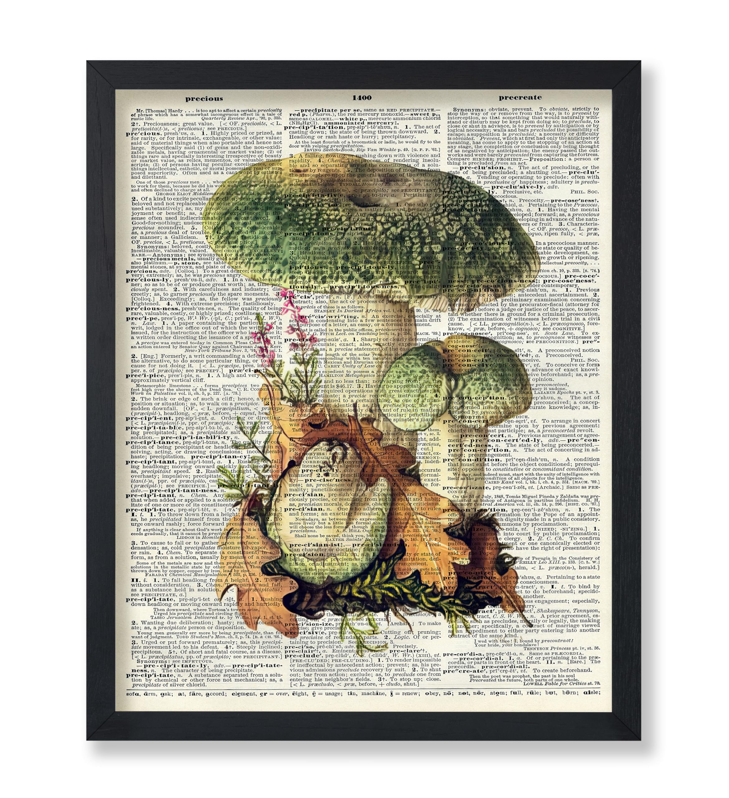 Dictionary Poseter Poster Master Vintage Dictionary Poster - Retro Botanical Print - Gift ...