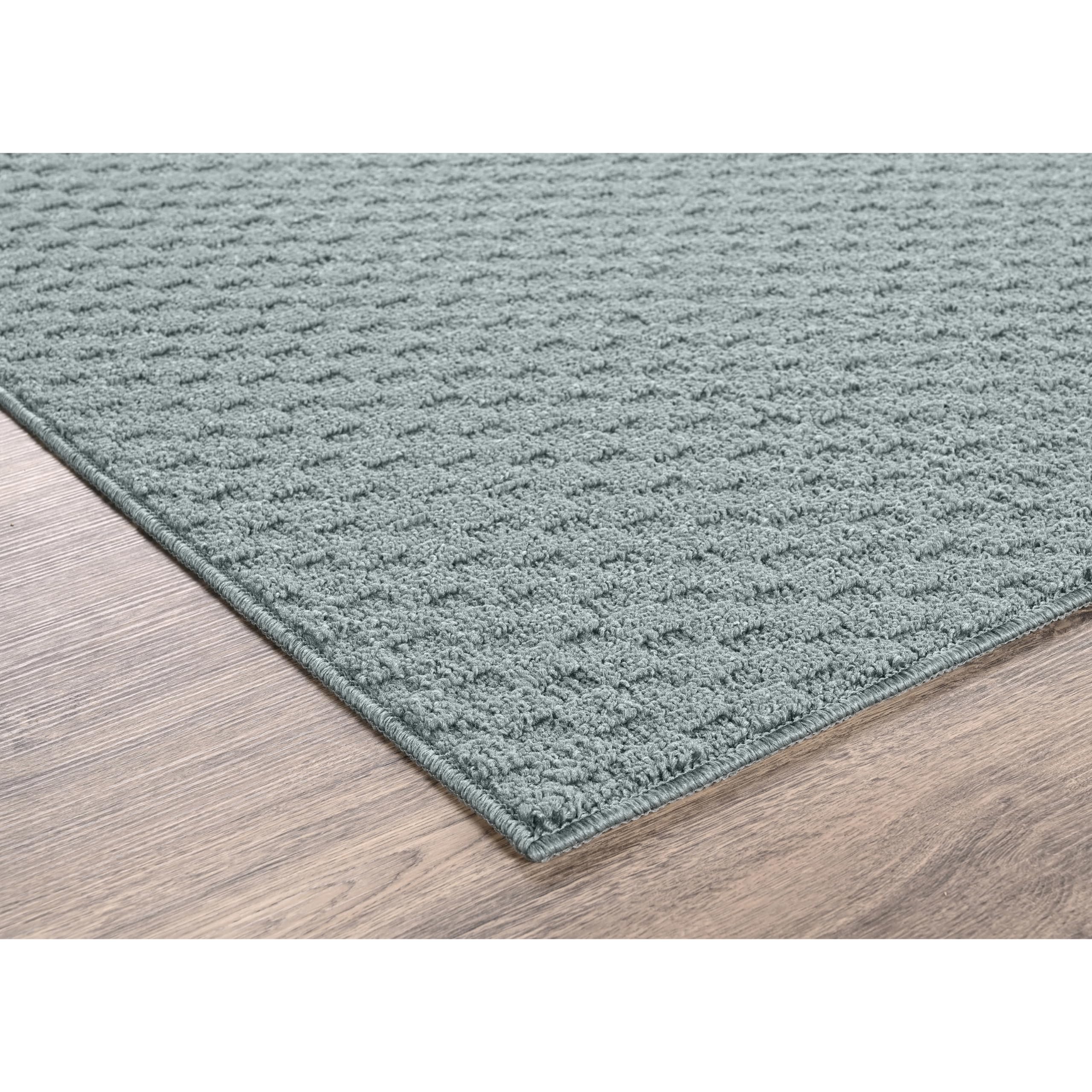 Garland Rug Town Square Sea Foam 8' X 10' Stain Resistant Indoor Area Rug